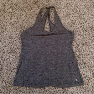 Light Gray Racerback Athletic Top